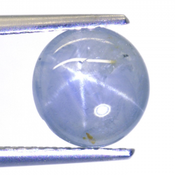 2.38ct Star Sapphyre Round Cabochon 7.59x3.62mm