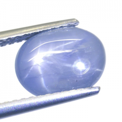 3.45ct Star Sapphyre Oval Cabochon 9.46x7.13mm