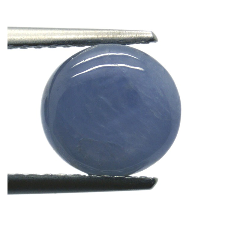 3.77ct Star Sapphyre Round Cabochon 7.83x4.95mm