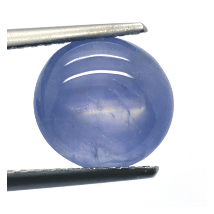 3.51ct Star Sapphyre Round Cabochon 8.41x4.40mm