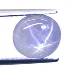 2.82ct Star Sapphyre Oval Cabochon 8.43x7.67mm