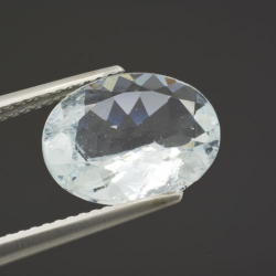 3.10ct Aquamarin Oval Schnitt