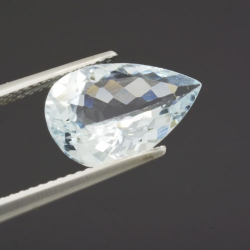 3.23ct Aquamarine Pear Cut