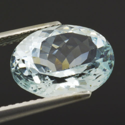 3.61ct Acquamarina in Faccettato Ovale