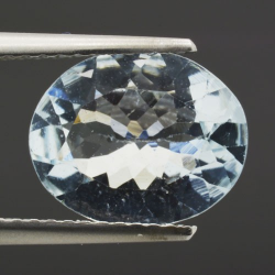 2.21ct Acquamarina in Faccettato Ovale