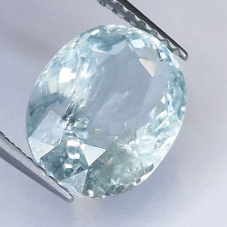 3.03ct Acquamarina in Faccettato Ovale