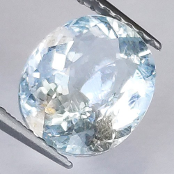 2.19ct Acquamarina in Faccettato Ovale