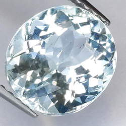 3.03ct Acquamarina in Faccettato Ovale