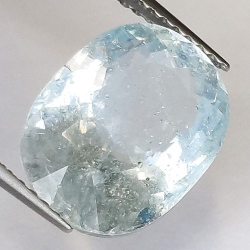 7.52ct Acquamarina in Faccettato Ovale