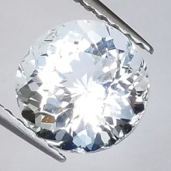 1.55ct Acquamarina in Faccettato Rotondo