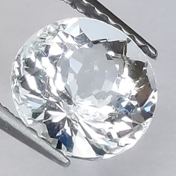 1.55ct Acquamarina in Faccettato Rotondo