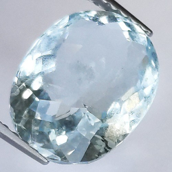 4.11ct Aquamarin Oval Schnitt