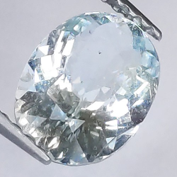 1.51ct Acquamarina in Faccettato Ovale