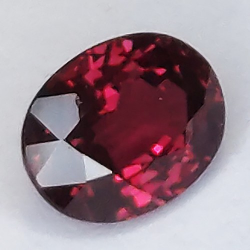 1.17ct Grenat Rhodolite Taille Ovale