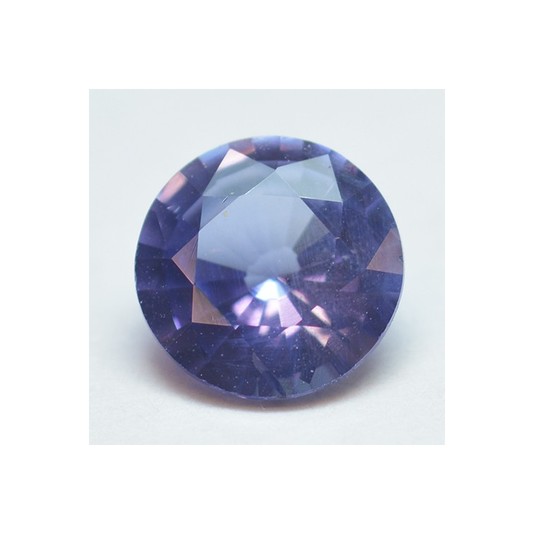 0.80ct Blauer Saphir Rund Schnitt