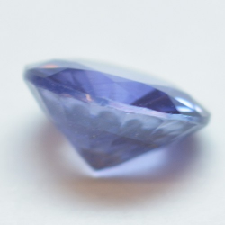 0.80ct Blue Sapphyre Round Cut