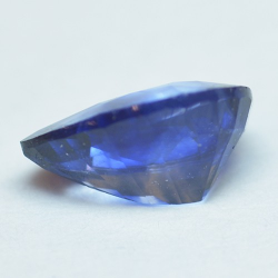 0.99ct Zafiro Azul Talla Pera