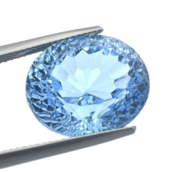 18.48ct Blue Topaz Oval Cut