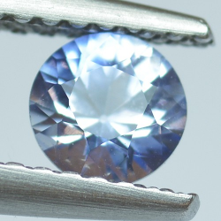 0.53ct Blue Sapphyre Round Cut