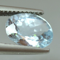 2.01ct Aquamarin Oval Schnitt