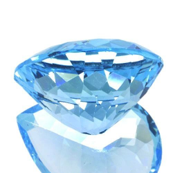 23.84ct Blue Topaz Pear Cut