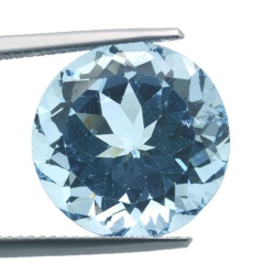 18.68ct Blue Topaz Round Cut