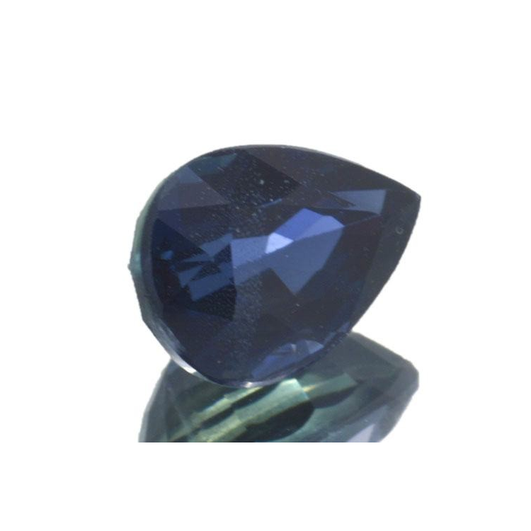 Saphir bleu 1,23 ct taille ovale 7x5,1 mm