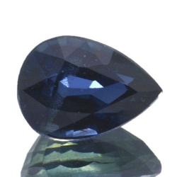 1,23 ct blauer Saphir im Ovalschliff, 7 x 5,1 mm