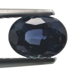 Zaffiro blu a taglio ovale da 1,14 ct, 6,9 x 5,1 mm