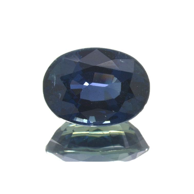 1,14 ct blauer Saphir im Ovalschliff 6,9 x 5,1 mm