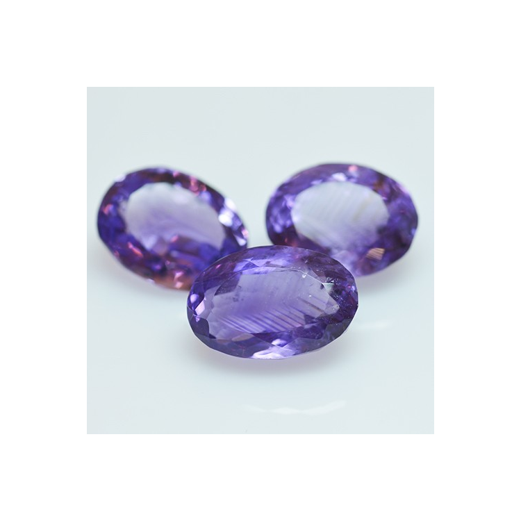 19.46ct Set Amethysts Oval Shape