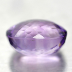 27.99ct Amethyst Oval Schnitt mit Schachbrett