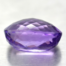 29.99ct Amethyst Oval Schnitt mit Schachbrett