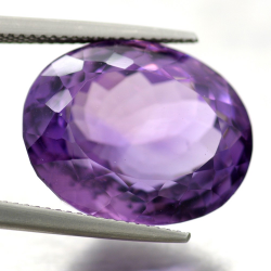 20.84ct Amethyst Oval Schnitt