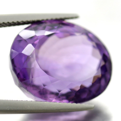 20.84ct Amethyst Oval Schnitt