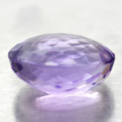 27.67ct Amethyst Oval Schnitt mit Schachbrett