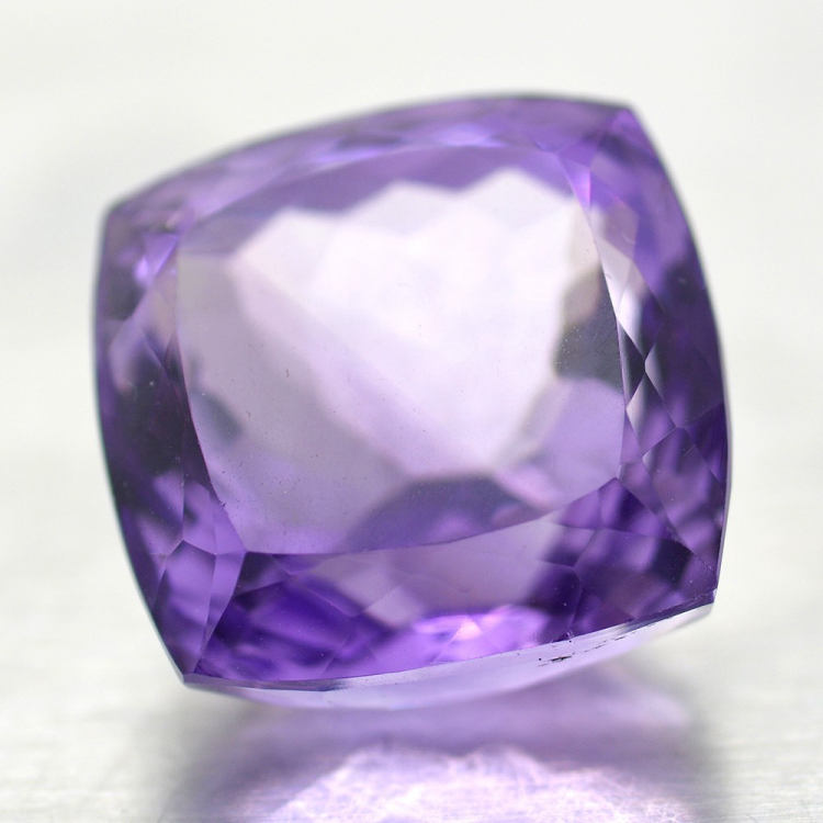 20.98ct Amethyst Kissen Schnitt