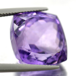 20.98ct Amethyst Kissen Schnitt