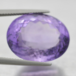 25.17ct Amethyst Oval Cut