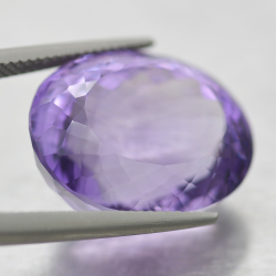 25.17ct Amethyst Oval Schnitt