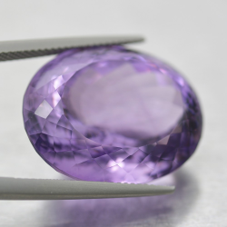 34.58ct Amethyst Oval Cut