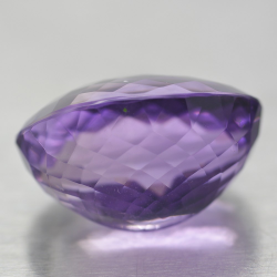 42.64ct Amethyst Oval Cut with Chessboard