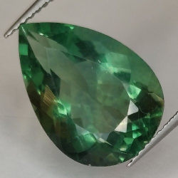 9.56ct Fluorite Pear Cut