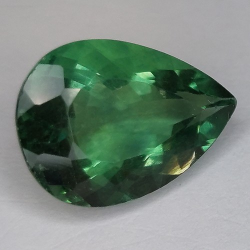 9.56ct Fluorit Birne Schnitt