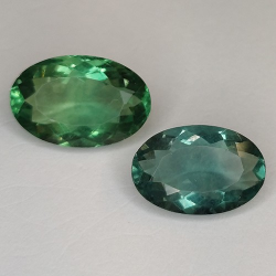 9.51ct Fluorit Oval Schnitt