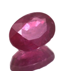 1.30ct Ruby Oval Cut 7.1x5.2mm