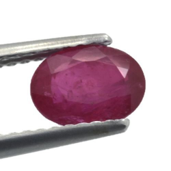 1.30ct Ruby Oval Cut 7.1x5.2mm