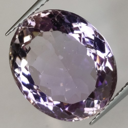 9.98ct Amethyst Oval Cut 15.48x12.97mm