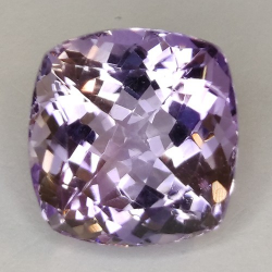 14.50ct Ametista Facettato Cuscino 14.54x14.27mm