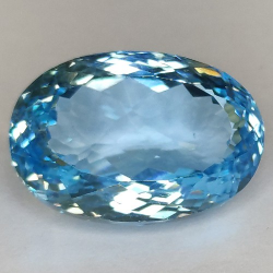 15.78ct Topacio Azul Talla Ovalada